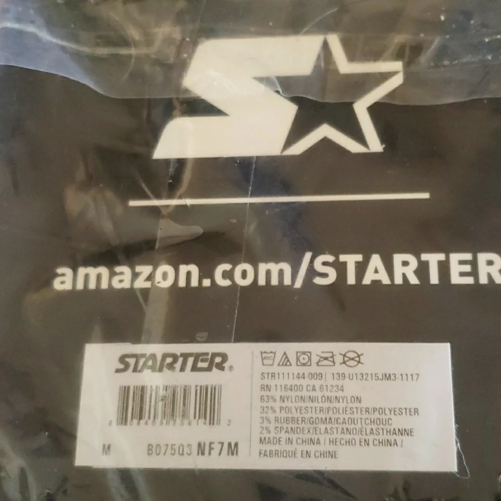Starter Youth 2 Pairs Soccer Socks Black with White Trim Size M